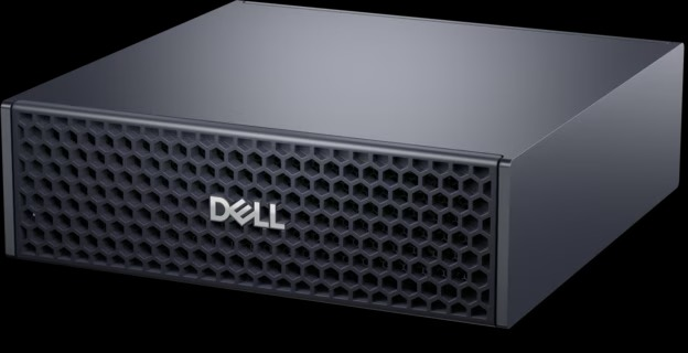 Dell Pro Max with GB10 compact AI workstation viewed from the front-left.